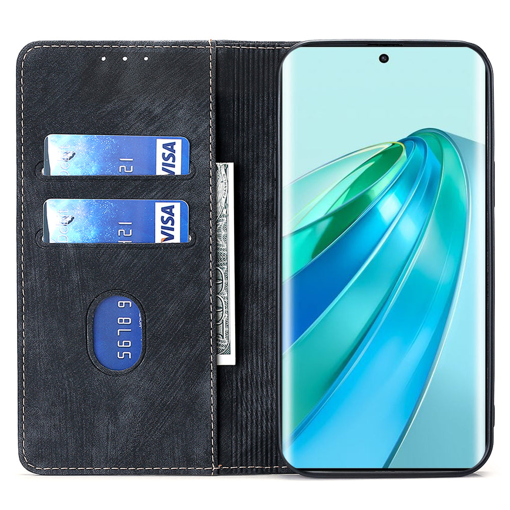 For Honor X9a 5G X40 5G Magic5 Lite 5G RFID Blocking Phone Cover Leather Wallet Stand Phone Case For Honor X9a 5G X40 5G Magic5 Lite 5G RFID Blocking Phone Cover Leather Wallet Stand Phone Case